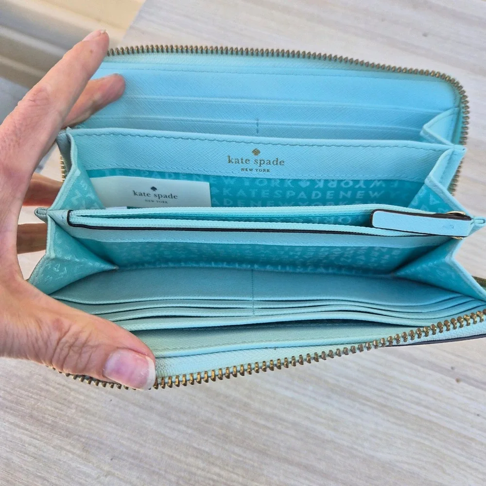 Kate Spade Continental Staci Wallet‎ Pastel Aesthetic Preppy Quiet Luxury